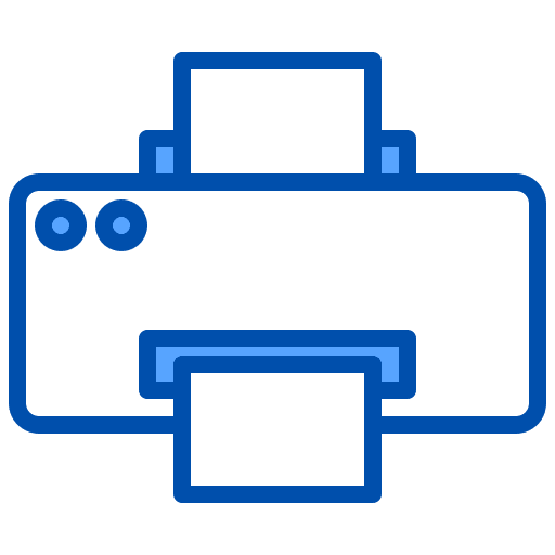 Printer print electronic computer icon Printer print electronic computer icon