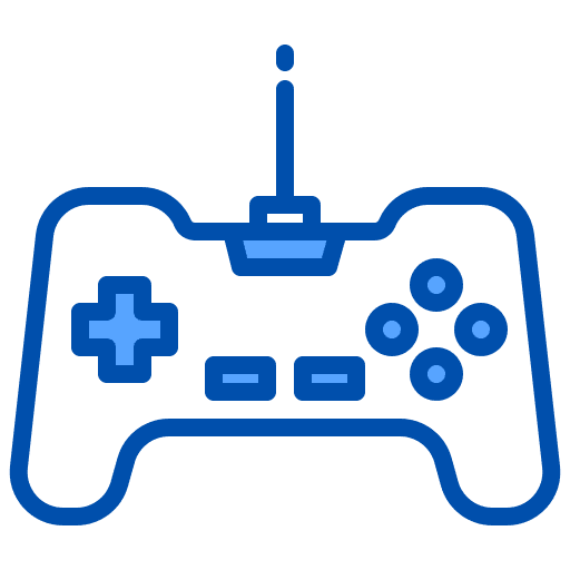 Joystick computer gamer game controller icon Joystick computer gamer game controller icon