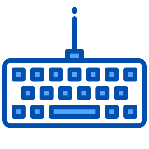 Keyboard keys electric keyboard electronic icon Keyboard keys electric keyboard electronic icon