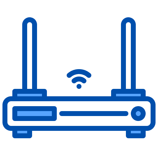 Wifi router connectivity communications icon Wifi router connectivity communications icon