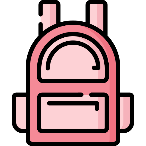 Backpack baggage backpack luggage icon
