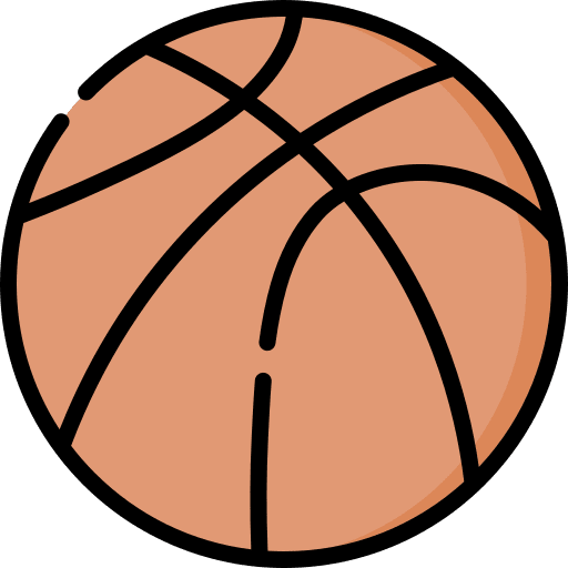 Basketball mega ball sports basketball icon