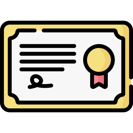 Certificate sports and competition award diploma icon Certificate sports and competition award diploma icon