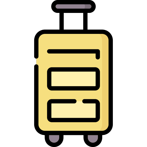 Luggage hotel trolley travel icon Luggage hotel trolley travel icon