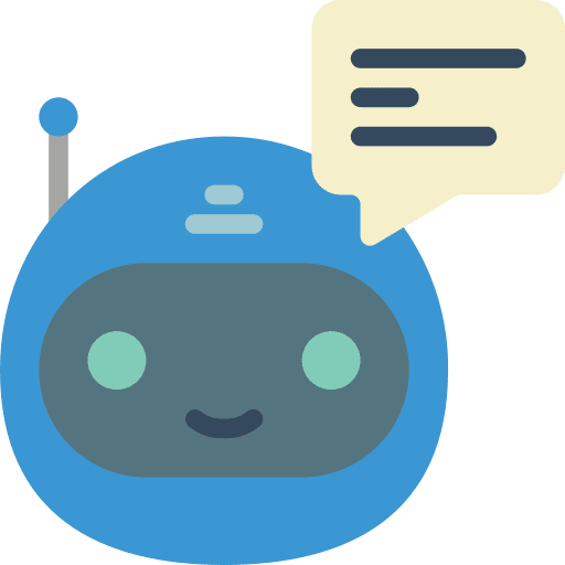 Bot bot smile communication icon