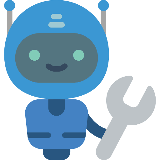 Bot repair robot bot icon