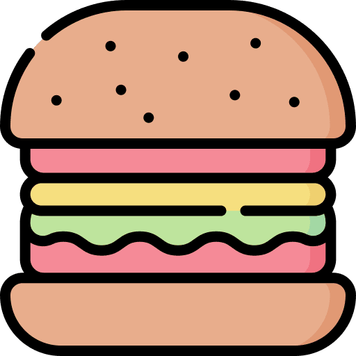 Burger food and restaurant cheese sandwich icon Burger food and restaurant cheese sandwich icon
