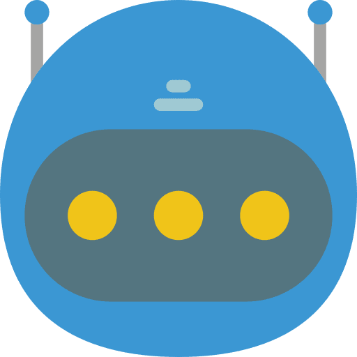 Bot assistant robot communications icon Bot assistant robot communications icon