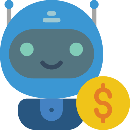 Bot bot virtual robot icon Bot bot virtual robot icon