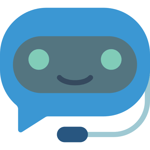 Bot communications assistant microphone icon Bot communications assistant microphone icon