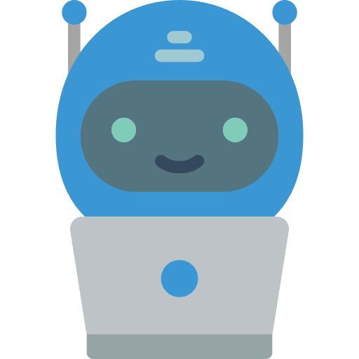 Bot communications technology device icon Bot communications technology device icon
