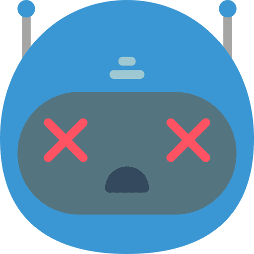 Bot die broken virtual icon Bot die broken virtual icon
