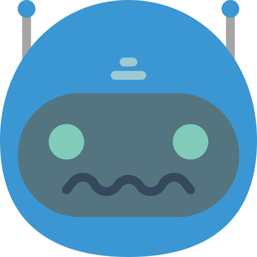 Bot virtual communications face icon Bot virtual communications face icon