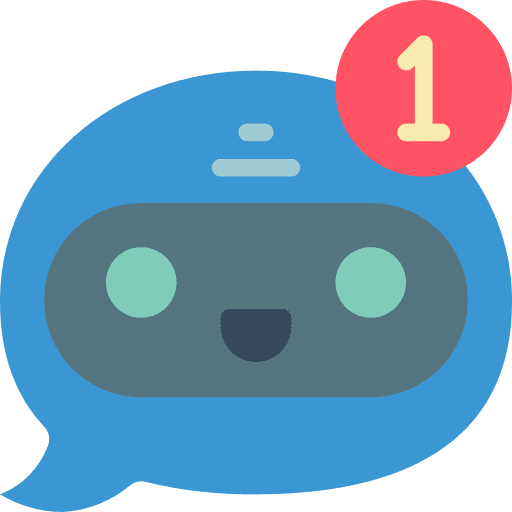 Chat communications robot message icon Chat communications robot message icon