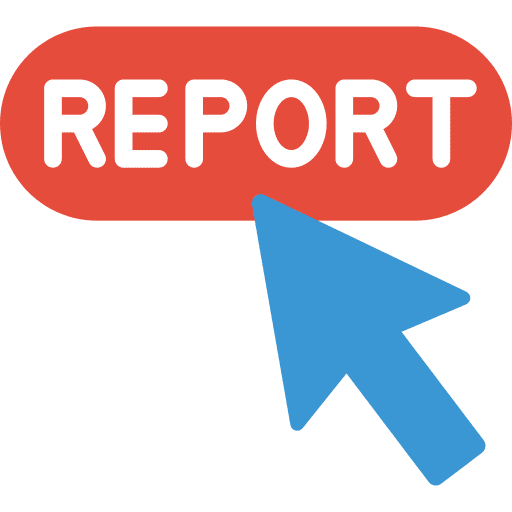 Report click report error icon