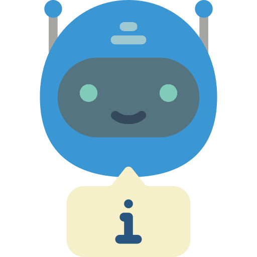 Robot communication chat communications icon Robot communication chat communications icon