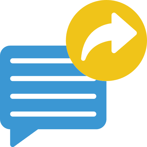 Message conversation replying message icon