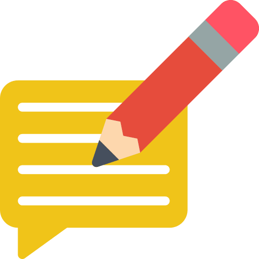 Message edit pencil chat icon