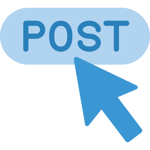 Post media arrow point icon