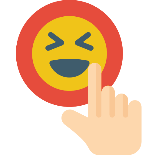 Laugh social media laugh reaction icon