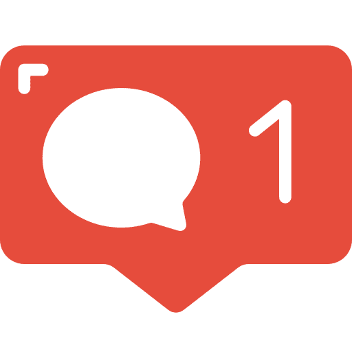 Message social chat alert icon