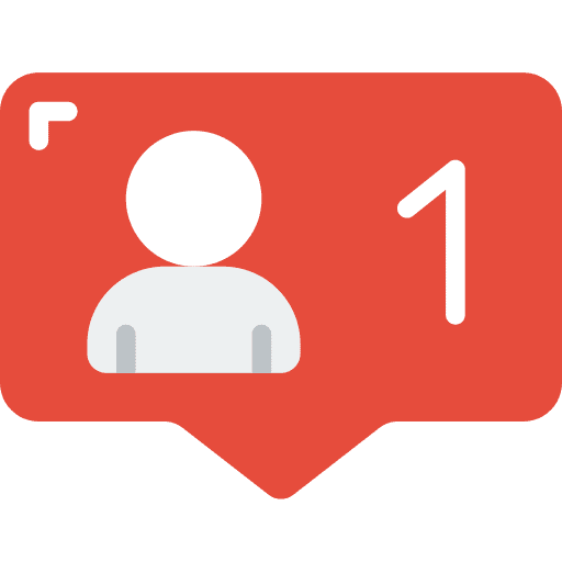 Notification message person profile icon