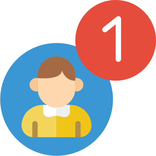 Profile user friend social media icon