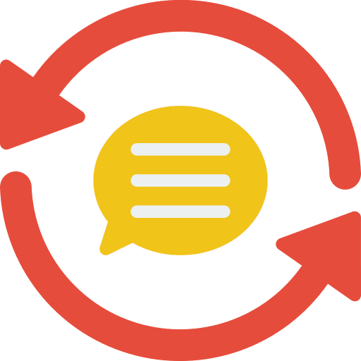 Refresh chat sync message icon