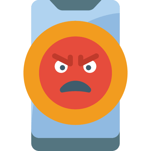 Anger anger face mobile icon