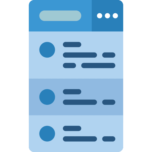 Feed social social media communication icon
