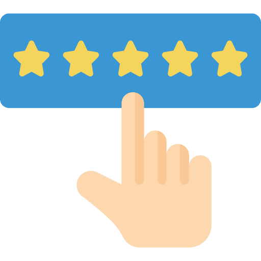 Rating marketing hand rating icon