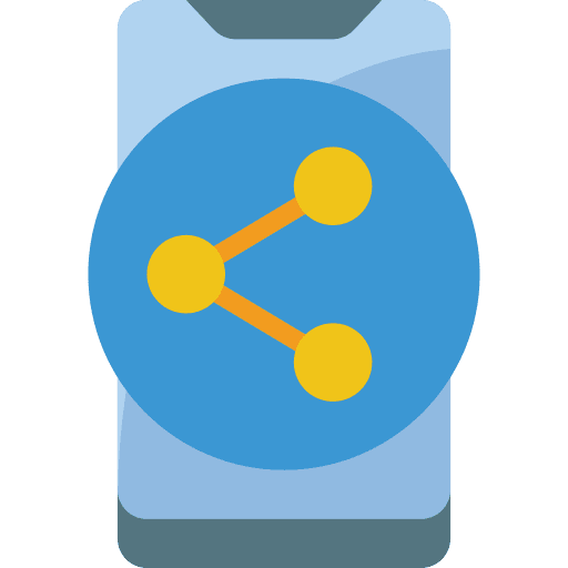 Share share social phone icon