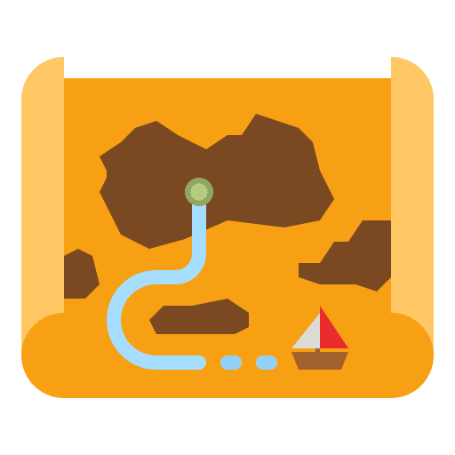 Map location route maps and location icon