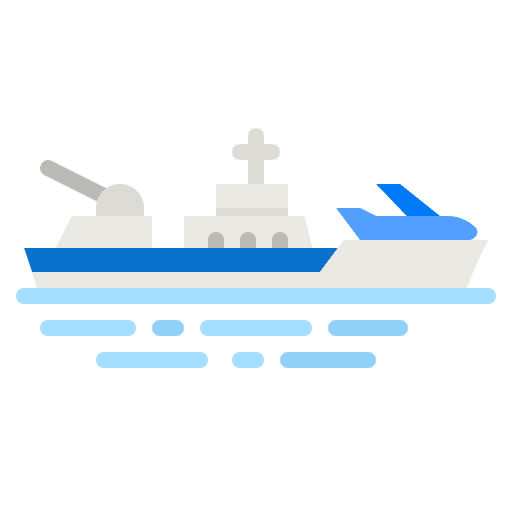 Ship sea army security icon