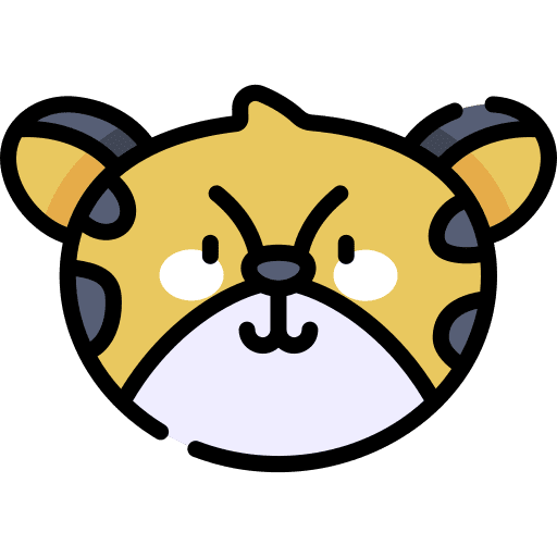 Cheetah cheetah wildlife fauna icon Cheetah cheetah wildlife fauna icon