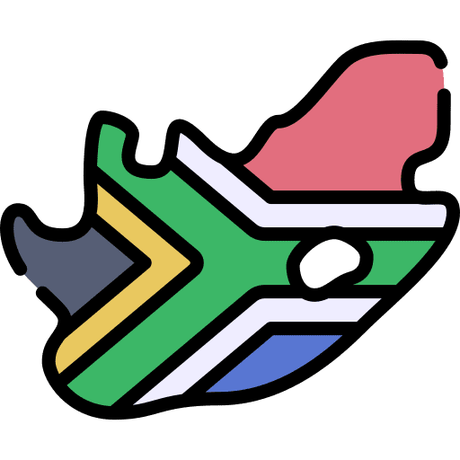 South africa map south africa country icon