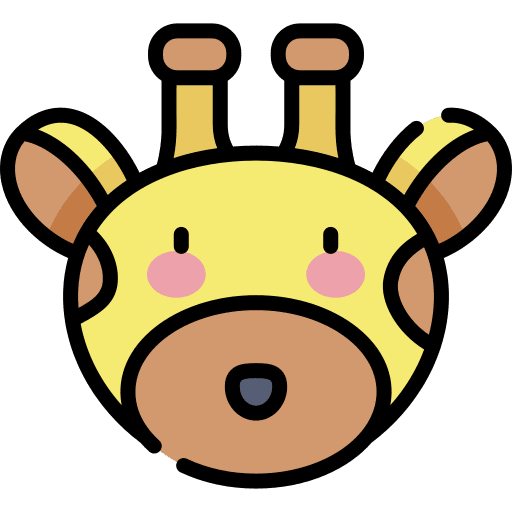 Giraffe wildlife animals mammal icon Giraffe wildlife animals mammal icon