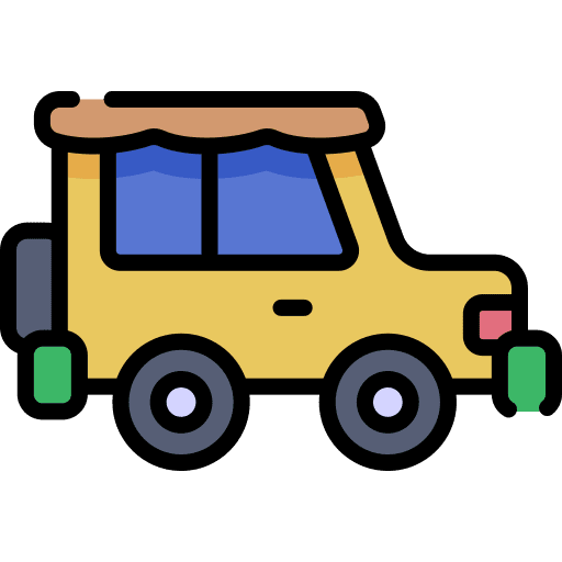 Safari car vehicle transportation icon Safari car vehicle transportation icon