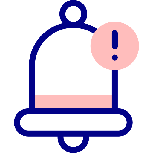 Notification bell alert ui interface icon