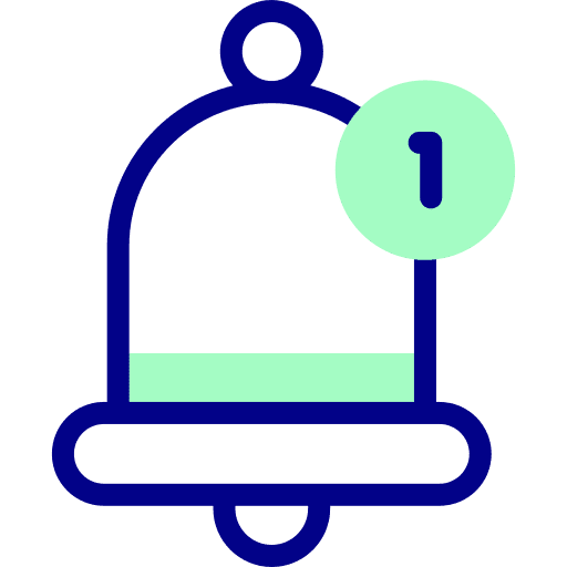 Notification bell message alarm ui icon