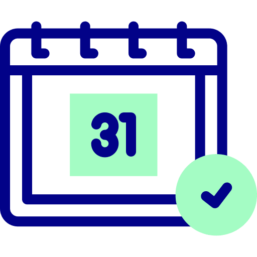 Calendar time and date calendar organization icon Calendar time and date calendar organization icon