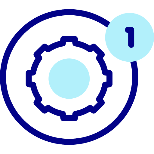 Settings alert configuration interface icon Settings alert configuration interface icon