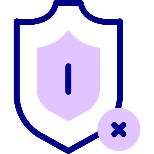 Shield protection antivirus security icon Shield protection antivirus security icon