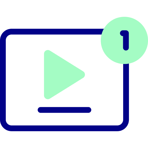 Video player alert interface movie icon Video player alert interface movie icon