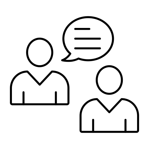Avatar message people conversation icon