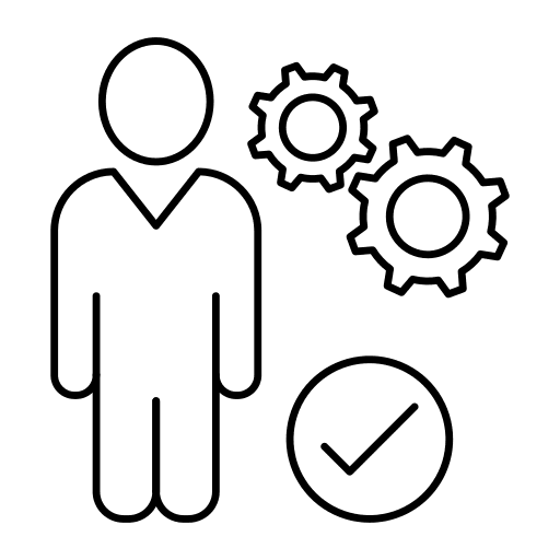 Avatar people user check mark icon