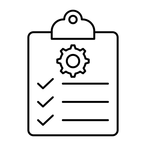 Note pad ui checklist document icon