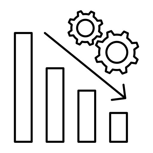 Bar graph bar graph statistics setting icon