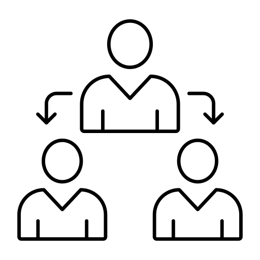 Manager content members group icon
