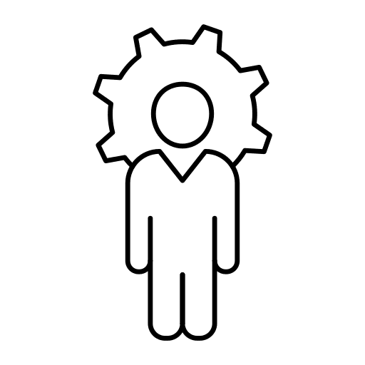 User person settings people icon